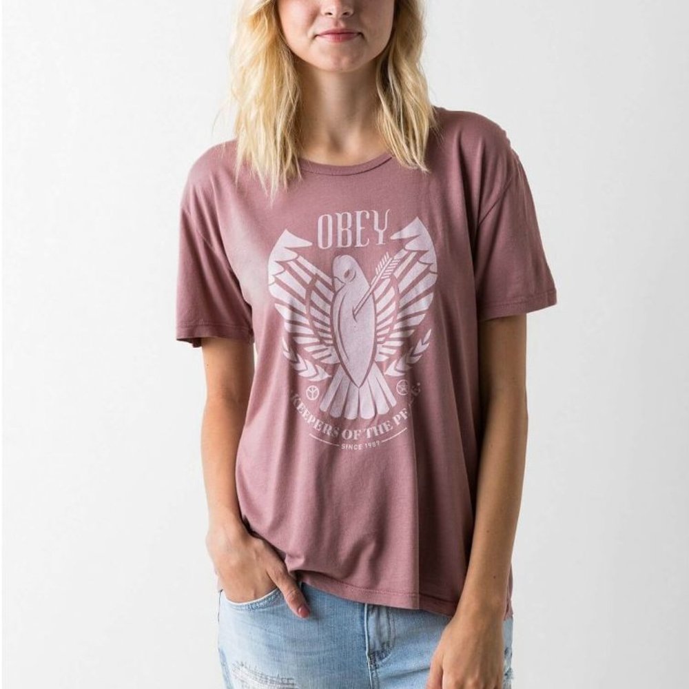 Buckle Obey Keepers of the Peace Oversized Tee M